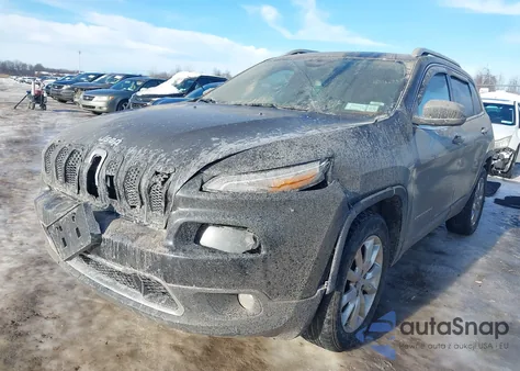 2014 Jeep Cherokee Limited from USA, damaged, VIN 1C4PJMDBXEW192899